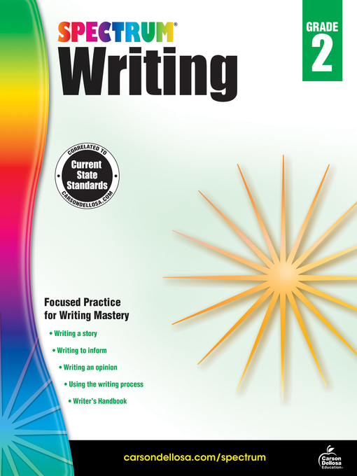 Cover image for Spectrum Writing, Grade 2